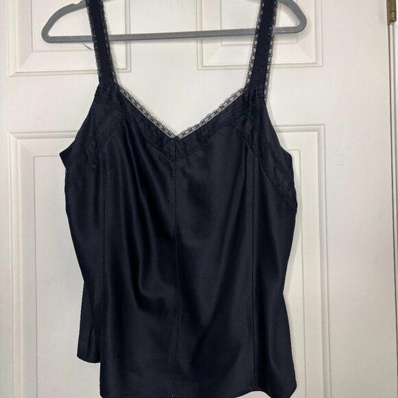 Anne Taylor Tank Black Sz 14 - Picture 1 of 3
